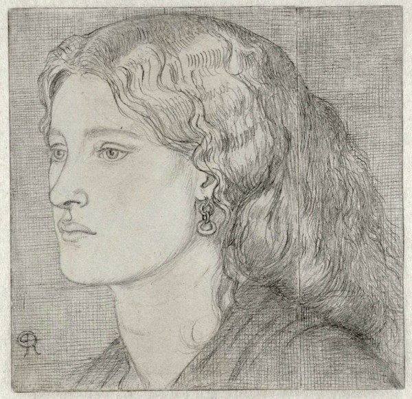 Fanny Cornforth 1859 by Dante Gabriel Rossetti